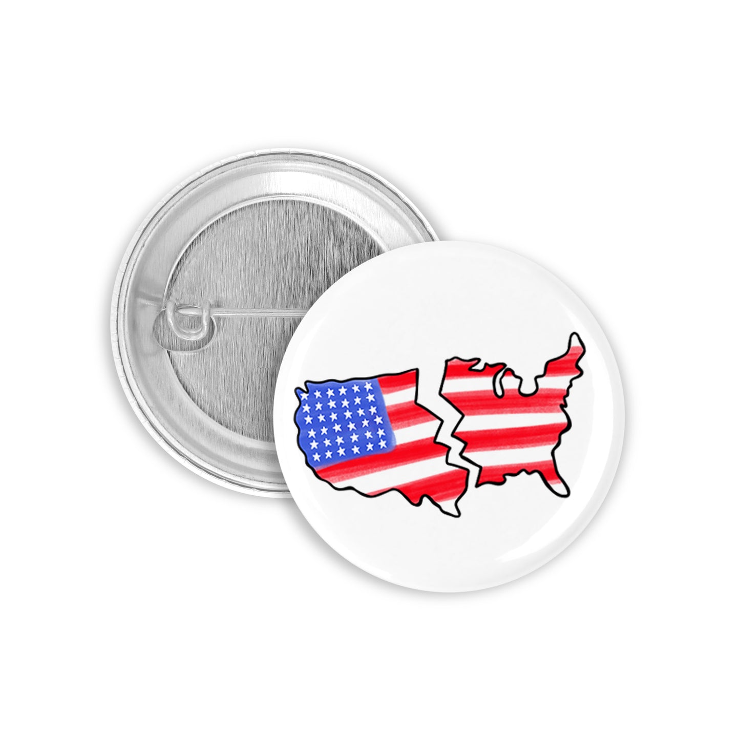 America is Broken Pinback Button