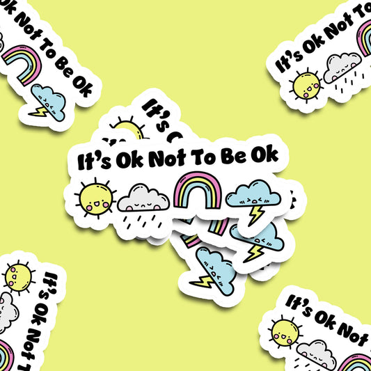 It's OK Not to be OK Vinyl Sticker